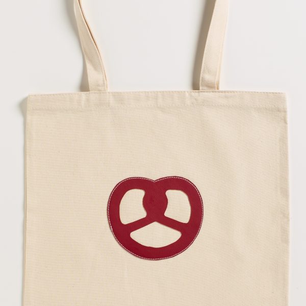 Sac en toile (bretzel rouge)
