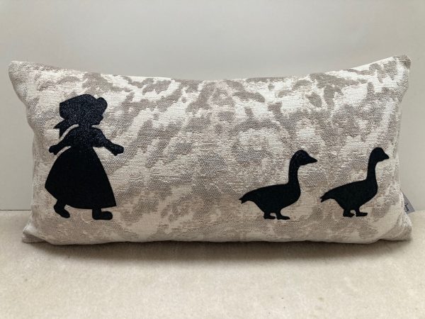 Housse coussin l'alsacienne et ses oies
