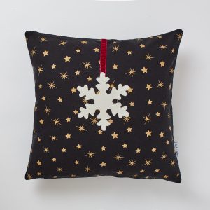 Housse coussin Flocon