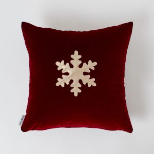 Housse coussin Flocon