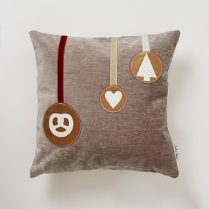 Housse coussin Noël en Alsace