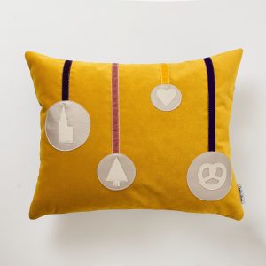 Housse coussin Noël en Alsace