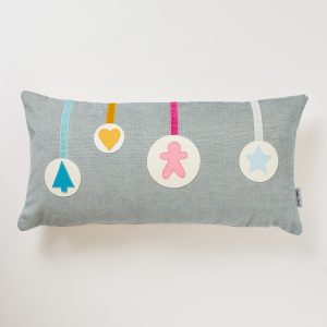 Housse coussin Noël en Alsace