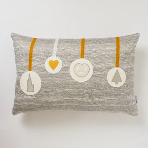 Housse coussin Noël en Alsace